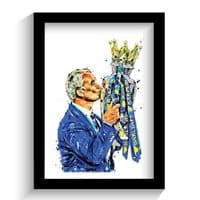 Leicester CIty | Claudio Ranieri Art Print
