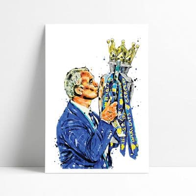 Leicester CIty | Claudio Ranieri Art Print