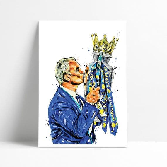 Leicester CIty | Claudio Ranieri Art Print