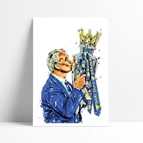 Leicester CIty | Claudio Ranieri Art Print