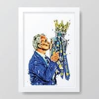 Leicester CIty | Claudio Ranieri Art Print