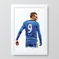 Leicester CIty | Jamie Vardy Art Print