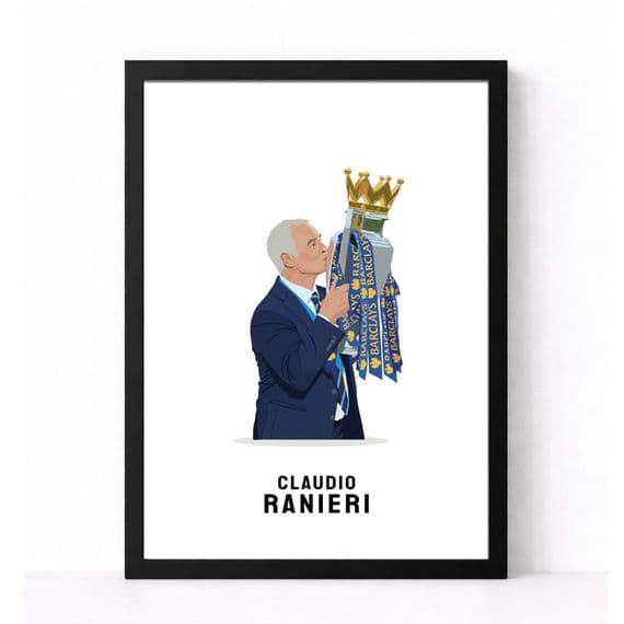 Leicester City Print | Claudio Ranieri
