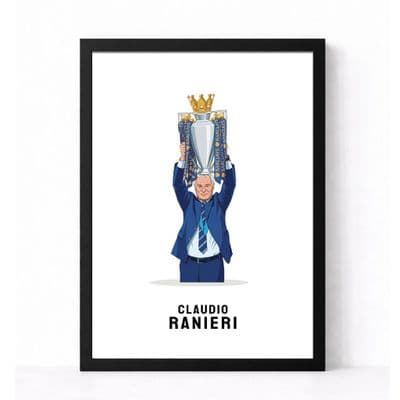 Leicester City Print | Claudio Ranieri.