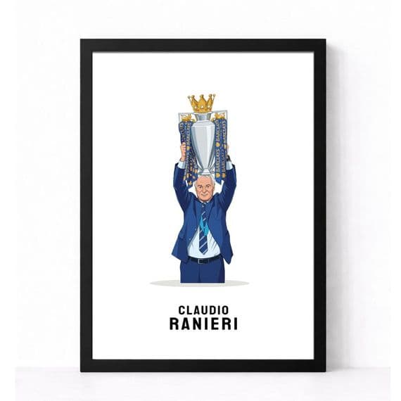 Leicester City Print | Claudio Ranieri.