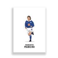 Leicester City Print | Roberto Mancini
