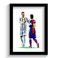 Lionel Messi | Cristiano Ronaldo Art Print