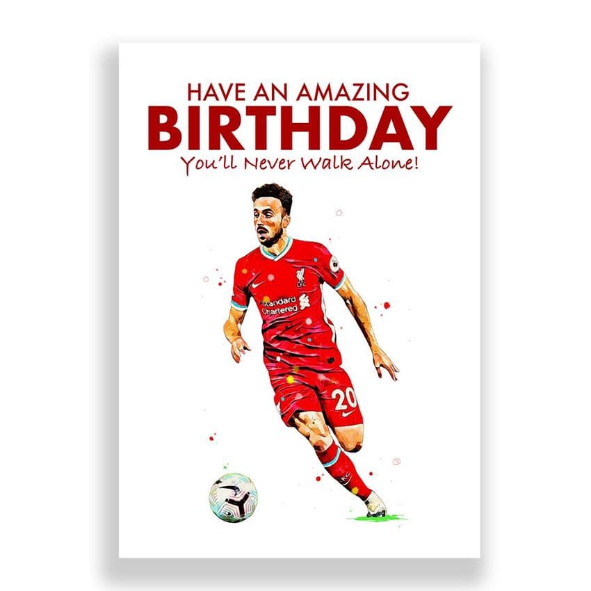 Liverpool Birthday Card | Diego Jota