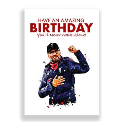 Liverpool Birthday Card | Jurgen Klopp (1)