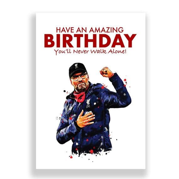 Liverpool Birthday Card | Jurgen Klopp (1)