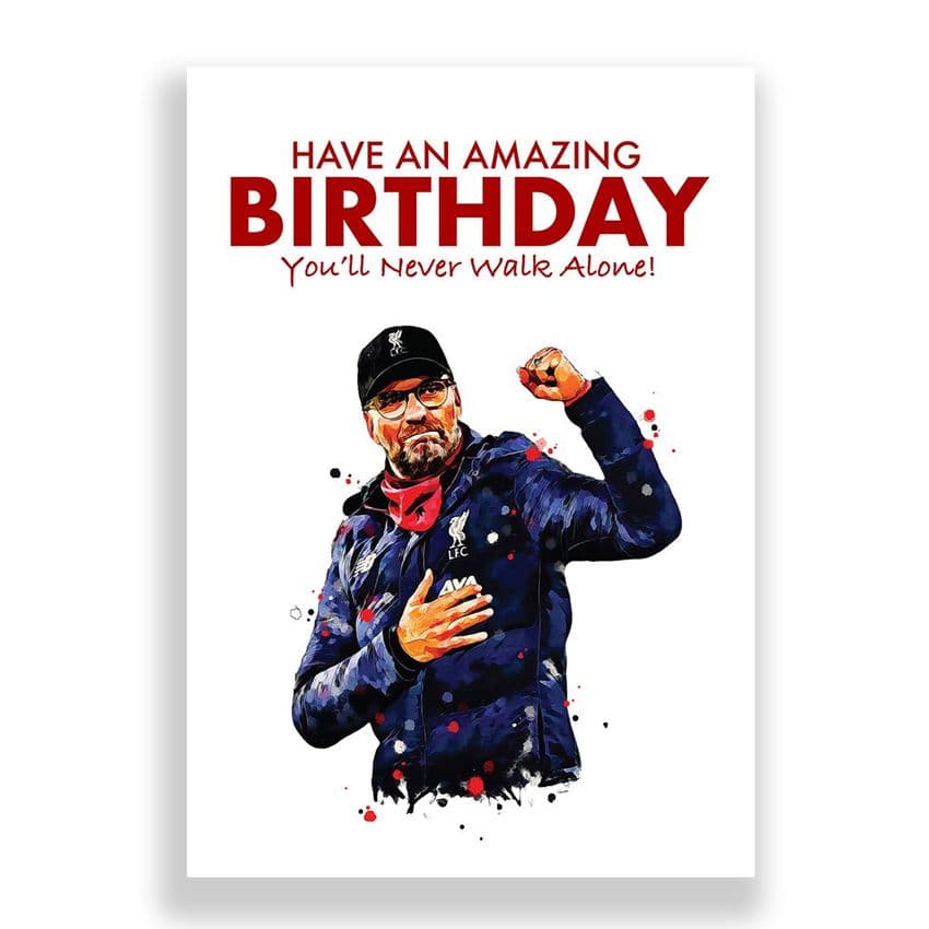 Liverpool Birthday Card | Jurgen Klopp (1)