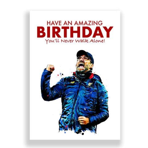 Liverpool Birthday Card | Jurgen Klopp (2)