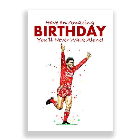 Liverpool Birthday Card | Kenny Dalglish