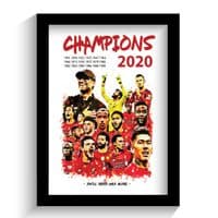 Liverpool | Champions 2020 Art Print