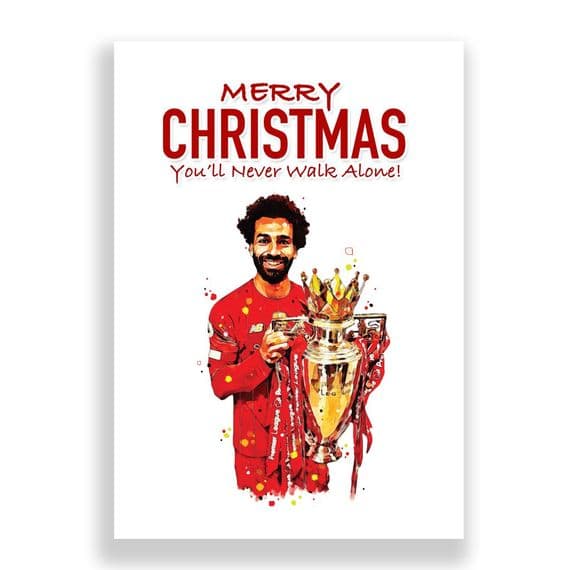 Liverpool Christmas Card | Mo Salah