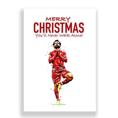 Liverpool Christmas Card | Mo Salah.