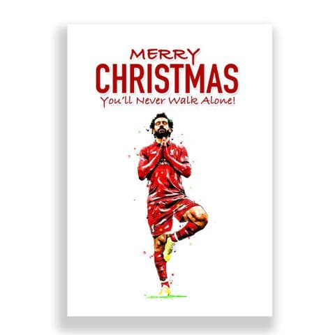 Liverpool Christmas Card | Mo Salah.