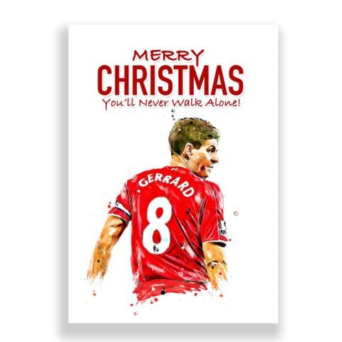 Liverpool Christmas Card | Steven Gerrard