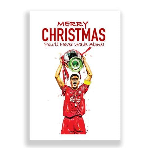 Liverpool Christmas Card | Steven Gerrard.