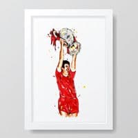 Liverpool | Emlyn Hughes Art Print
