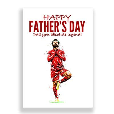 Liverpool Father's Day Card | Mo Salah