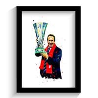 Liverpool | Gerrard Houllier Art Print