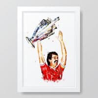 Liverpool | Graeme Souness European Cup Art Print