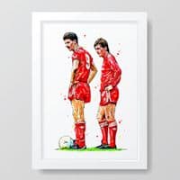 Liverpool | Ian Rush | Kenny Dalglish  Art Print (1)