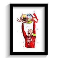 Liverpool | Jordan Henderson Art Print