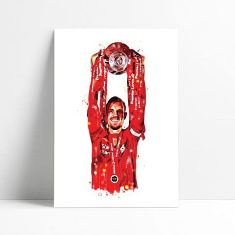 Liverpool | Jordan Henderson Art Print (2)