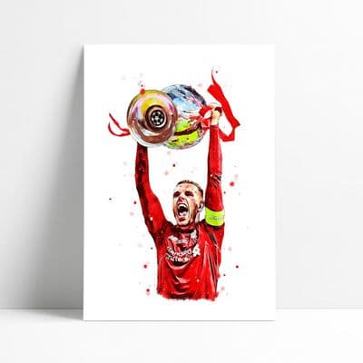 Liverpool | Jordan Henderson Art Print