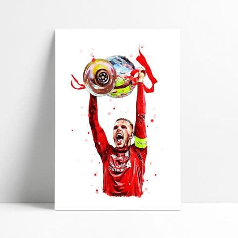 Liverpool | Jordan Henderson Art Print