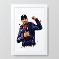Liverpool | Jurgen Klopp Art Print (1)