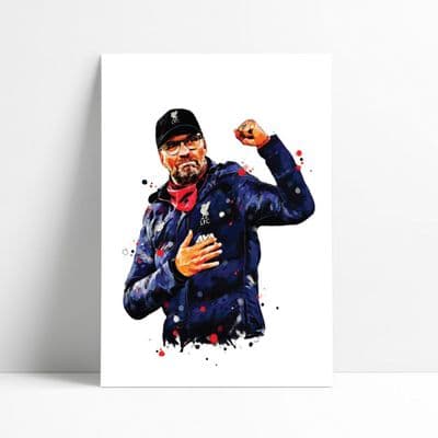 Liverpool | Jurgen Klopp Art Print (1)