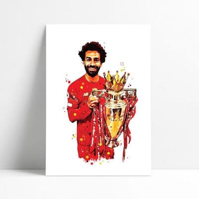 Liverpool | Mo Salah Art Print (1)