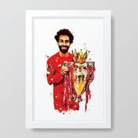 Liverpool | Mo Salah Art Print (1)