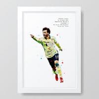 Liverpool | Mo Salah Art Print (2)