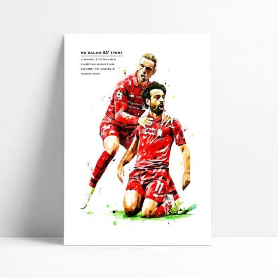 Liverpool | Mo Salah Art Print