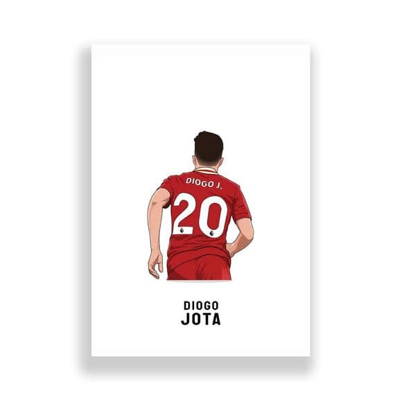 Liverpool Print | Diogo Jota.
