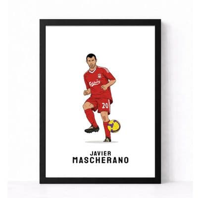 Liverpool Print | Javier Mascherano