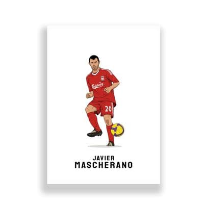 Liverpool Print | Javier Mascherano