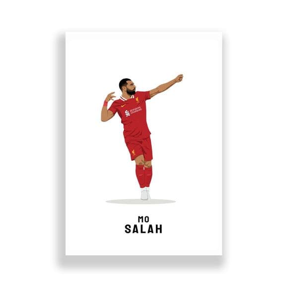 Liverpool Print | Mo Salah Celebration