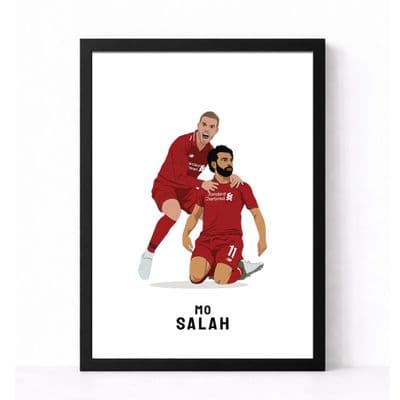 Liverpool Print | Mo Salah CLF Goal Celebration