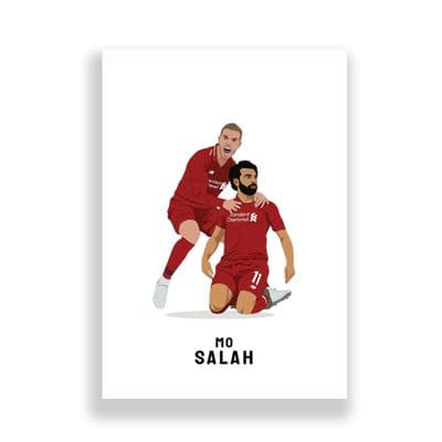 Liverpool Print | Mo Salah CLF Goal Celebration