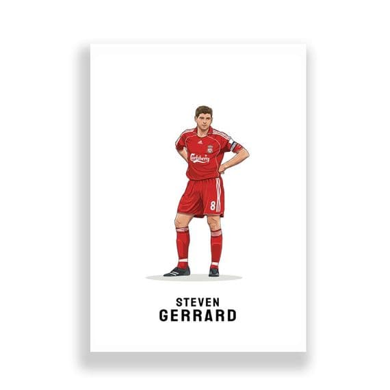 Liverpool Print | Steven Gerrard