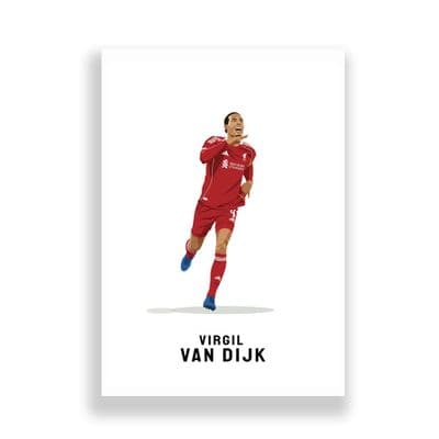 Liverpool Print | Virgil Van Dijk
