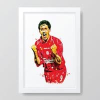 Liverpool | Robbie Fowler Art Print