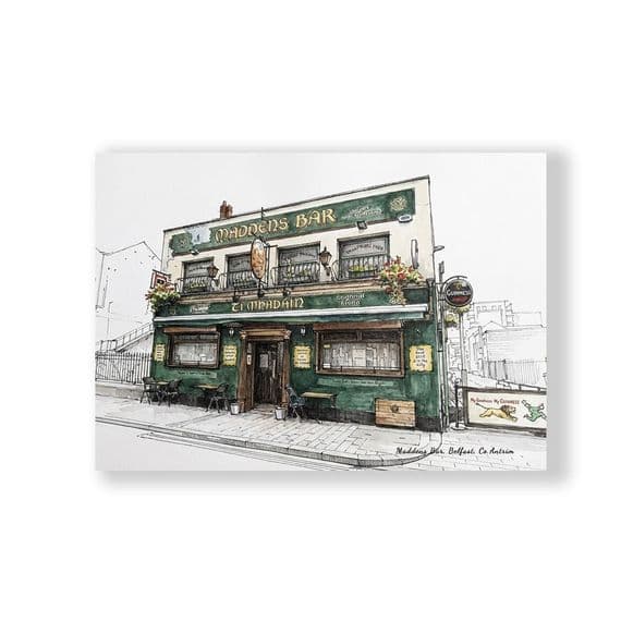 Maddens Bar | Belfast | Pub Art
