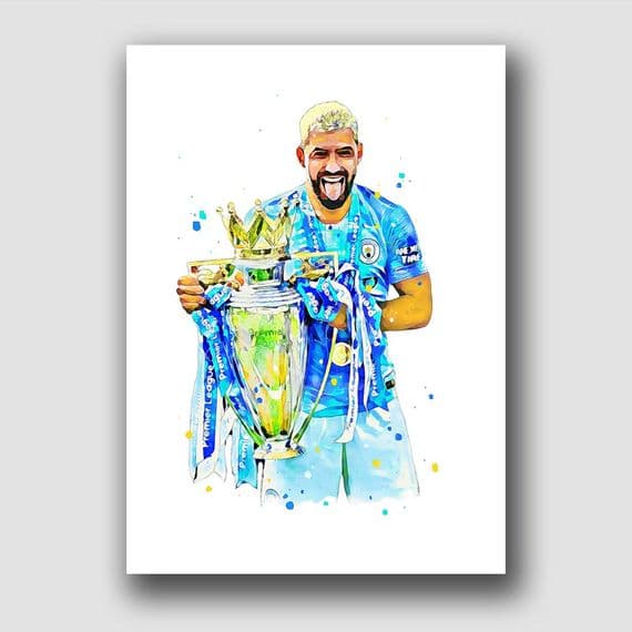 MANCHESTER CITY - AGUERO PREMIER LEAGE