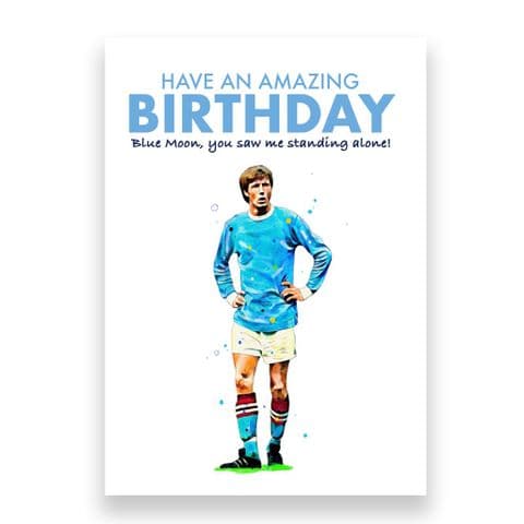 Manchester City Birthday Card | Colin Bell